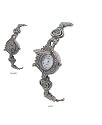 Geneva Platinum Antique Style Marcasite Watch