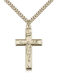 Crucifix Pendant, Gold Filled
