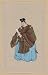 Reprint Japanese man, full-length, standing, facing left, wearing minister's robe over kimono 1878