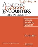 Life in society : listening, note taking, discussion : teacher's manual