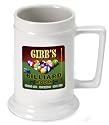 Personalized 16 oz. Billiards Beer Stein (Set of 6)