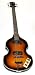 Semi-Hollow Body Electric Violin Bass Guitar