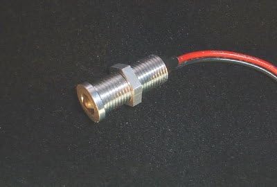 Green Diffused Bright Aluminum 5/16" dia LED's Body Mounts, Panel Mounts, Great for Indicator Lights!