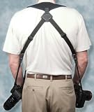 OP/TECH USA 6501032 Dual Harness, Neoprene Harness Carries 2 Cameras (Regular, Black)