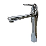 〔INK-03030382G〕　シングルレバーハンドル　混合水栓　シルバー（銀）