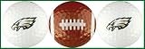 Philadelphia Eagles Golf Balls 3 Piece Gift Set with NFL Football Team Logos