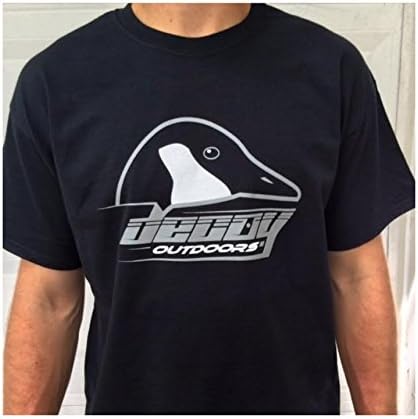 Decoy Outdoors Canada Goose Logo Black XL Goose Hunting T-Shirt