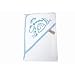 Baby Boy Blue Little Monster Design, Hooded Bathrobe 100% Cotton Bath Towel (75cm x 75cm) (Blue)