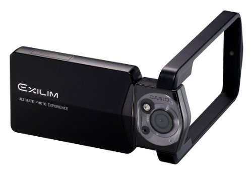 Casio Exilim TRYX EX-TR100 Digitalkamera (12 Megapixel, dreh-, schwenk und kippbares 7,6 cm (3 Zoll) Display) schwarz