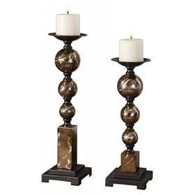 Ellio Candleholders - (Set of 2) by -