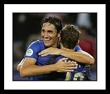 Luca Toni & Francesco Totti Italy National Team Framed 8x10 Photo (Goal Celebration)