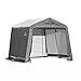 Shelterlogic Outdoor Garage Automotive/Boat Grey 12 x 10-foot Storage Shed