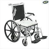41h5 A3DkxL. SL160  Eagle Health All in One Shower Commode Wheelchair 38008 / 38002