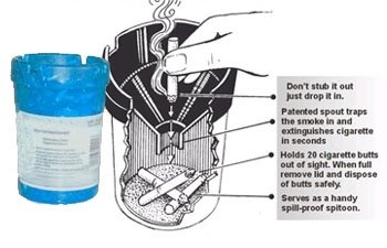 Tools: Smokeless Self Extinguishing Ashtray