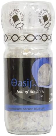 Oasis Blue Salt Grinder - Elements of Spice