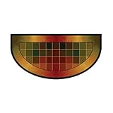 Goods of the Woods Lodge Half-Round Hearth Rug - 47