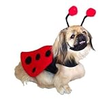 Dog Costume - Ladybug Pet Costume - XX-Small (XXS)