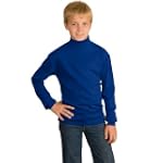 Port Authority Youth Interlock Knit Mock Turtleneck