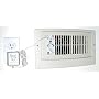 Flush Mount Heating and Air Conditioning Booster Fan, White