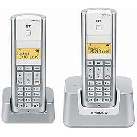 BT Freestyle 210 Twin DECT - Silver