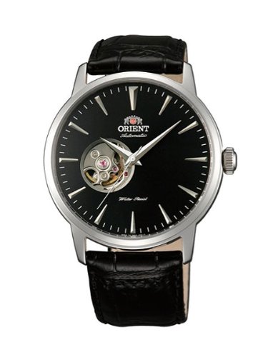 Best Price Orient Open Heart Automatic Watch with Leather Strap FDB08004B