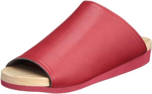 Flexible Japanese Geta Sandal By Drill Design - Red (7)