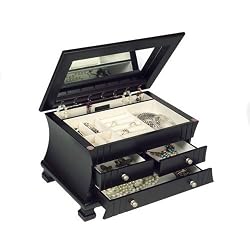 Mele 0078511 Jocelyn Java Finish Jewelry Box