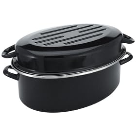 Harlequin Granite - 38cm High Oval Roaster