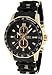 Invicta Men's 1931 Sea Spider Chronograph Black Dial Black Polyurethane Watch