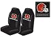 3-Piece Cincinnati Bengals Automotive Interior Gift Set - A Set of 2 NFL Licensed Uni...