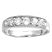 Sterling Silver Baby Ring with Clear CZ - 4mm Band Width - 2mm Face Height - Sizes: 1-6