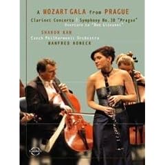 A Mozart Gala from Prague / Sharon Kam, Manfred Honeck, Czech Philharmonic Orchestra [Region 2]