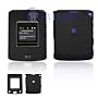 LG Lotus LX600 Cell Phone Black Rubber Feel Protective Case Faceplate Cover