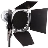 Hensel 4 Leaf Barndoor with Filter Holder.