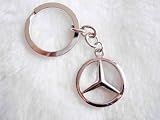 Metal 3d Mercedes-Benz Logo Car Keychain/keyring