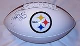 Antwaan Randle El Autographed Pittsburgh Steelers Logo Football W/PROOF, Picture of Antwaan Signing For Us, Super Bowl Champions, Washington Redskins, Indiana Hoosiers