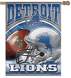 Detroit Lions 27"x37" Banner - Football Sports Merchandise