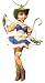 Alley Cats Naughty Nat Cowgirl Diva Christmas Ornament