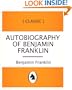 Autobiography of Benjamin Franklin