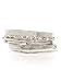 GUESS Crystal Silver Bangles, SILVER