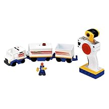 GeoTrax Semi Hauler and Big Rob Remote Control Vehicle Figures