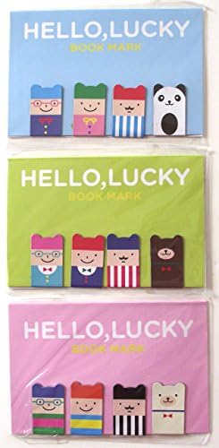 Cute Bookmarks Multipack in People and Animal Shapes (3 Packs of 4 Bookmarks)