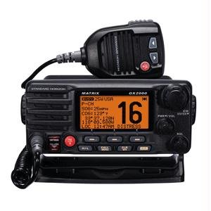 Standard STD-GX2000-B 25-Watt Fixed Mount Matrix VHF Radio with AIS Display and Loudhailer (Black) by