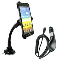 Sheenroad Accessory Kit Car Mount Holder and Car Charger for Samsung Galaxy Note 2 II N7100