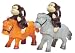MONKEY MAYHEM Wind Up Toy - They Gallop!
