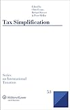 Tax simplification