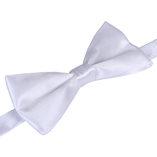 HDE Children's Pre-tied Bowtie Adjustable Neck Strap Microfiber Boys Bow Tie