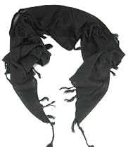 Arab Keffiyah Kafiyah Head Scarf Shemagh - Choice Of Colors Color: Black / Black
From Private Label
