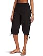 Calvin Klein Performance Women's Rollover Waist Cargo Capri Pant