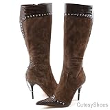 Michael Antonio Zima Knee-High Boots 6 Brown